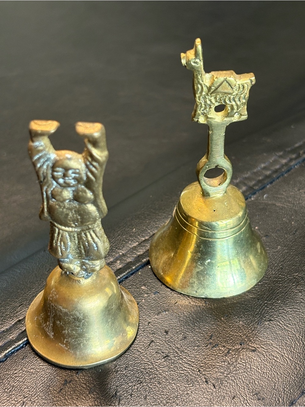 Small Brass Decorative Table Bells - Figurines